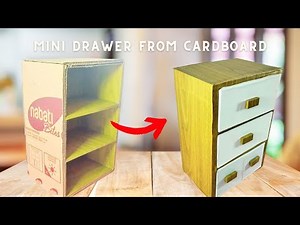 How to Make a Mini Drawer from Recycled Cardboard