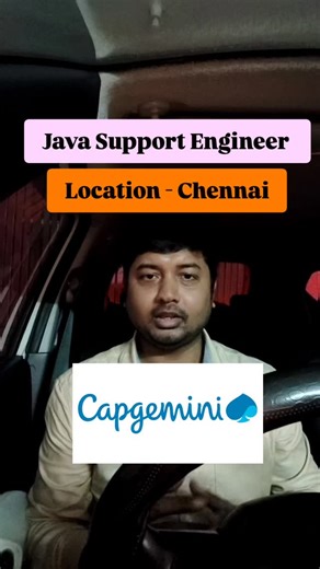 Vijay Anand on Instagram: "Capgemini Hiring - Java Support Engineer . Link - https://www.foundit.in/job/java-support-engineer-capgemini-chennai-42209241 . Location - Chennai . #hiring #chennai #career #job #tech"