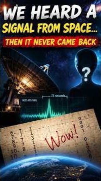 Earth Receive📡 THIS Alien Signal👽🛸 in 1977, Then It Vanished.
