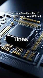 UART Interview Questions Part 2: How is UART different from SPI and I²C? #embeddedsystemstutorials
