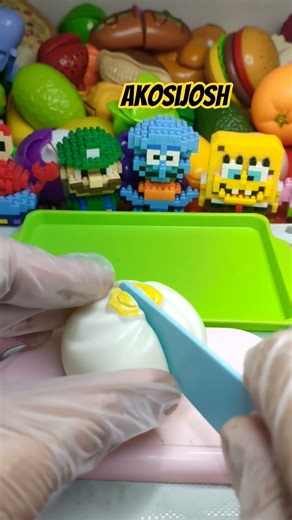 ASMR satisfying 💯🔪Cutting Siopao 🍙 #toys #shorts #asmr #satisfying #trending #viral #shortsfeed