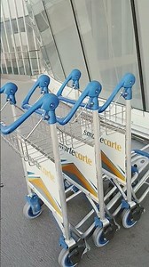 Tip for airports. Get Luggage carts free.
