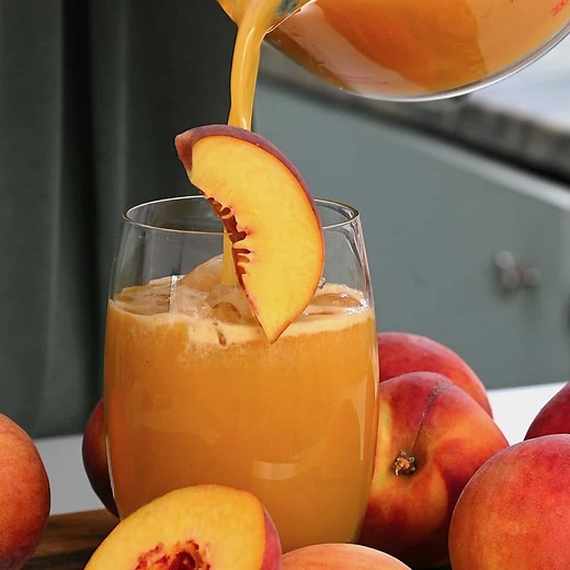 How to Make Peach Juice (Peach Nectar | 2 Methods)