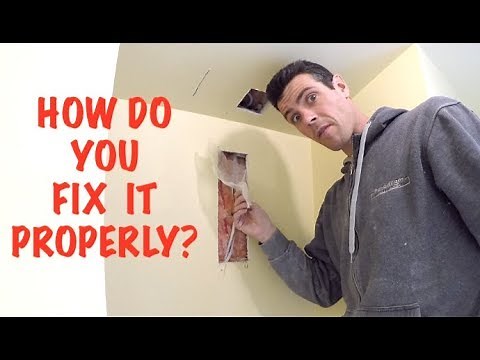 How to Repair Vapour Barrier Behind Drywall