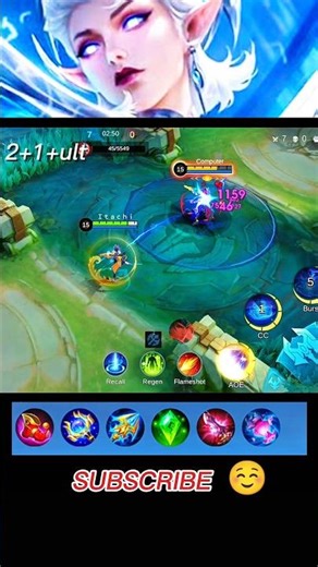Deadly Eudora Combo ⚡ One Shot Magic! #shorts #viral #eudora #mlbb