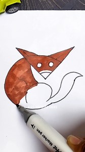 9.2K views · 12 reactions | How to Draw a Simple Fox 力 | Easy Drawing for Kids #drawingfox #foxdrawing #CleverFox #cutefox #kidsdrawing #easydrawing #easydrawingforkids | Kids Drawing Ideas | Facebook