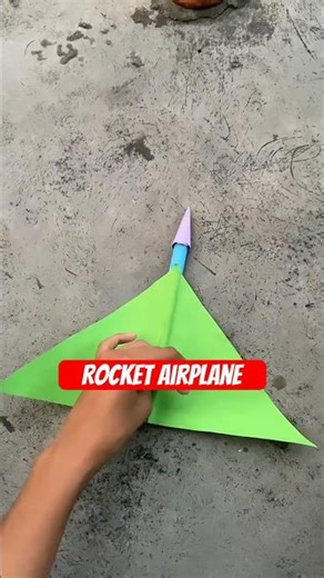 Origami Rocket Paper Airplane That Flies Fast!| Easy Paper Rocket Tutorial