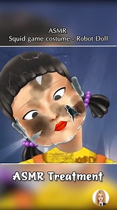 2.2K views | Squid game costume - Robot Doll - Robot repai #transformation #asmr #asmrsounds #skincare #viralreels | Nikolas Bushi | Facebook