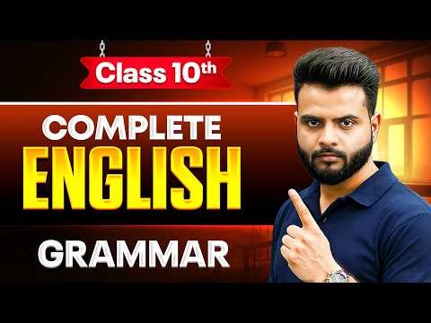 Class 10 Complete Grammar in ONE SHOT 🔥 | Board Exam 2026 | By Anurag Sir