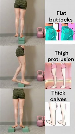 Flat Butt? Thigh Bulge? Thick Calves? Fix All 3 With These Simple Home Exercises!