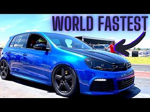 WORLD's FASTEST Golf Mk6R runs BACK to BACK to BACK 10.0s 1/4 mile passes.