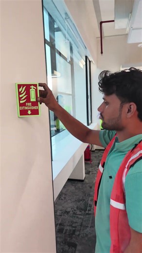 fire extinguisher signages kaise lagate Hain