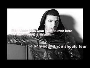Over my dead body - Drake [Lyrics video]
