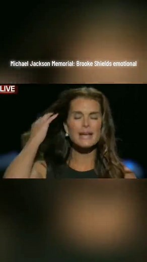 Emotional Tribute: Brooke Shields at Michael Jackson Memorial