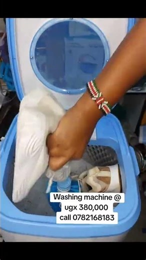 washing machine @ugx 380,000 call 0704206855 0782168183 2years warranty for cleaning shoes
