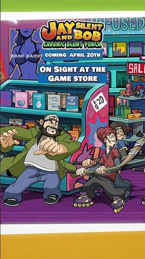 Jay and Silent Bob at the game store 🎮