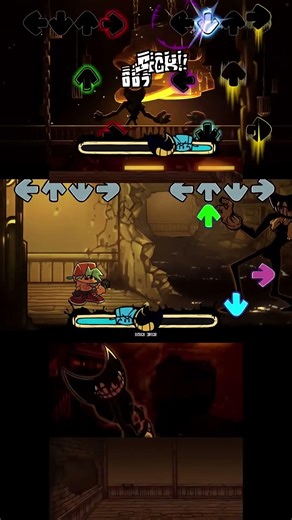 Bendy Takes Down BF in FNF | Indie Cross Showdown - Friday Night Funkin #bendy #indiecross #short...