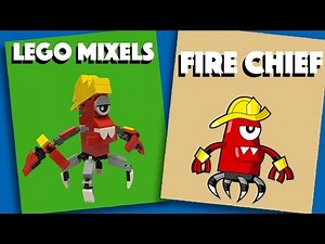 LEGO Mixels - Fire Chief - Stop Motion Build (How to Build)