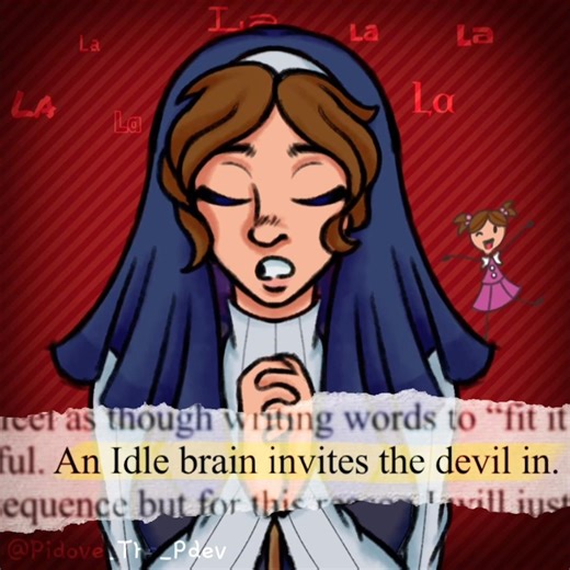 An Idle Brain Invites The Devil In // Isabel Disventure Camp Animation Meme