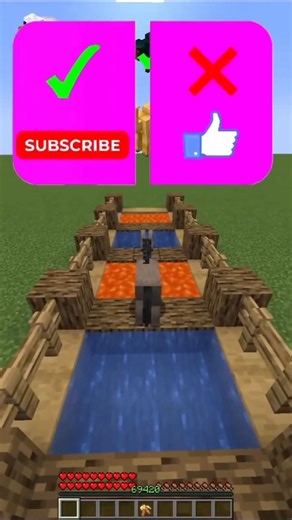 Minecraft unique mouse Lava Parkour complete