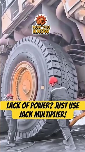 Jack multiplier no strength just pure engineering💪 #nowyouknow #engineeringfacts #tools