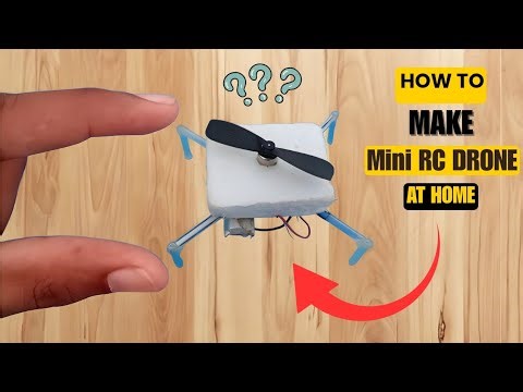 How to Make Mini RC Drone with Single Motor | DIY One Motor Drone