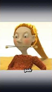 Addicted Girl Knits With Her Hair ✂️😨 #roblox #animation #shorts