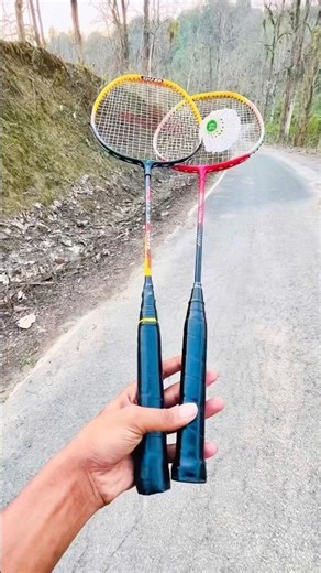 Unboxing badminton 🏸 set and playing test #shortsfeed