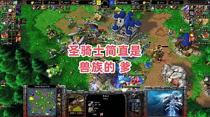 圣骑士简直是兽族的爹 魔兽争霸3大帝解说 Lyn vs Fortitude TR