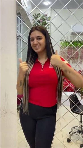 6D hairs Extensions done by #airasbeautysaloon