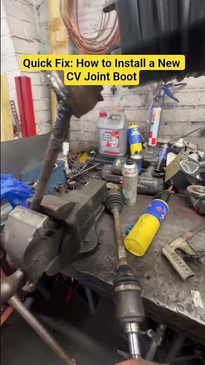 Quick Fix: How to Install a New CV Joint Boot