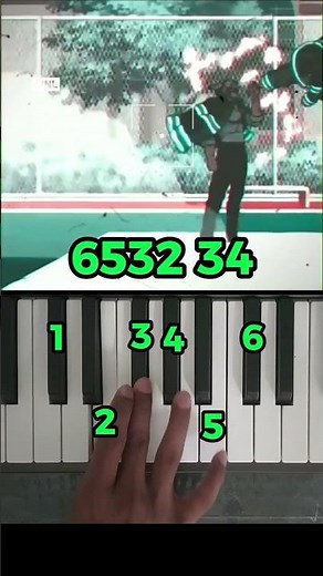 How to Play Inferno Fire Force Opening Piano Tutorial #shorts #tutorial #piano