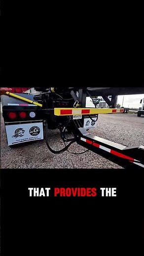 How Roll-Off Pup Trailers Operate #shortvideo