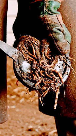 Professional horse hoof trimming technique #farrierlife #satisfying#Shorts #FoodProcessing