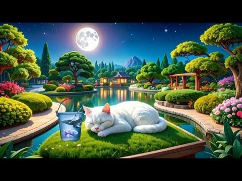 Ο Γατούλης και το Ψαράκι (ιστορία του ύπνου με χρήση χαλαρωτικής μουσικής)