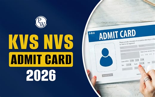 KVS NVS Admit Card 2026 Out for PRT, TGT & PGT, Download Link Here