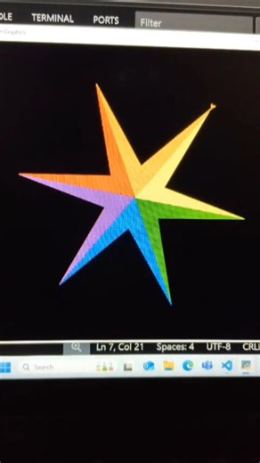 Python turtle tutorial for beginners | Graphics🔥🔥 | Loop #coding #pythonCool#learnpython