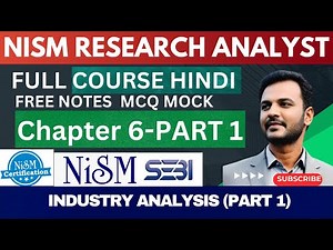 🔴 RESEARCH ANALYST | CHAPTER 6 | Part 1 (1/3) | NISM | SEBI | FULL COURSE HINDI | SERIES - XV 2024
