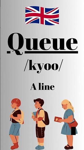 How to Pronounce Queue Correctly-British Accent #britishpronounciation #english