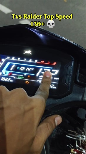 TVS RAIDER TOP SPEED 🚄🫡 #tvsraider125 #automobile #tvs