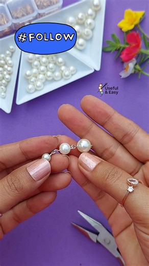 #shorts 👌Create Something Beautiful.Easy & Fast Earrings for Beginners.Useful & Easy