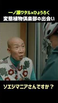 【珍奇植物ドラマ】「警察呼びますよ！」から偏愛仲間の絆芽生える／ドラマ『変態植物倶楽部』【一ノ瀬ワタル×ひょうろく】#shorts #一ノ瀬ワタル #ひょうろく #ビカクシダ