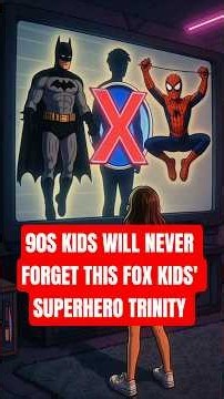 Batman X-Men and Spider-Man Owned Fox Kids #FoxKids #batman #xmen #spiderman #marvel #dc #shorts