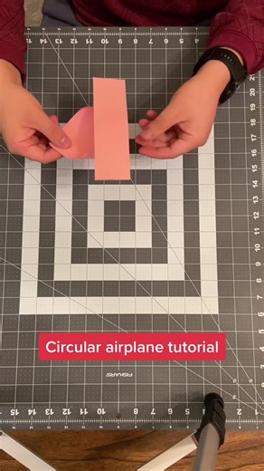 Circular Paper Airplane Tutorial
