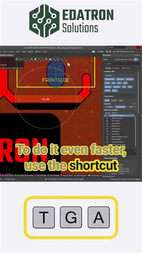 ALTIUM REPOUR ALL POLYGONS SHORTCUT #shorts #altiumdesigner #altium #pcbdesign