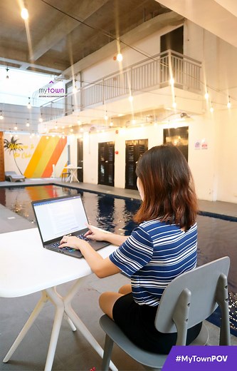 POV: Dorm Pool = Ultimate WFH Escape! Immerse yourself in productivity and unwind with our stunning swimming pool, creating the perfect balance for your remote work journey. 🌊🌇💻 Find your work-life balance and elevate your co-living experience at MyTown Los Angeles today! Book a viewing schedule here: https://bit.ly/MyTownViewing! Know more about MyTown’s co-living community: ✉️ info@mytown.ph ☎️ 09178698696 🧑‍💻https://bit.ly/MyTownCo-Living Beyond Accommodation. #ColivingTheDream #LiveWork