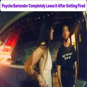 Psycho Bartender Completely Loses It After Getting Fired #cops #copwatch #Bodycam #audits #crime | Movie Video Cops
