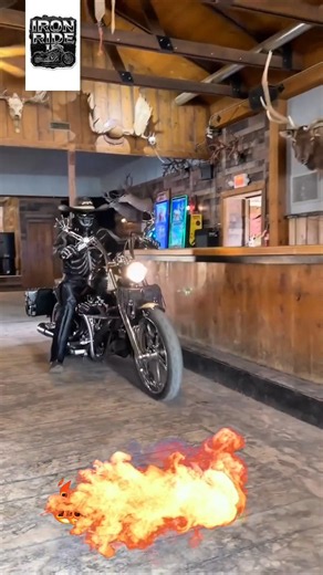 Ghost Rider Rides Harley 🏍️😎🔥 HARLEY DAVIDSON #harleydavidson #harley #harleylife #biker #bikeride