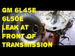 6L50 Transmission Leak Bell Housing 6L45 6L50 6L50E How to check if Torque Converter is in properly