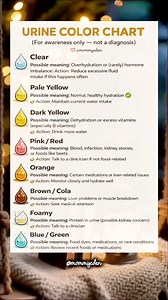 What Pee Color Says About Your Health #reelsvideo #MommyEden #HealthAwareness #BodySignals #HydrationTips #WellnessTips | Mommy Eden